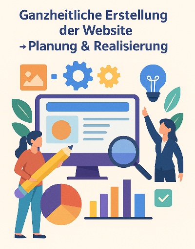 Ganzheitliche Erstellung der Website: Planung & Realisierung