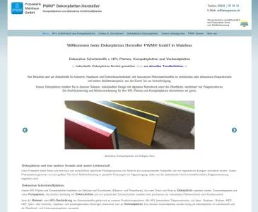 Herstellerseite für PWM